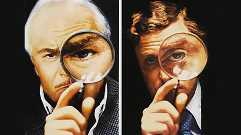 Alamy Sleuth poster with Laurence Olivier and Michael Cain (Credit: Alamy)