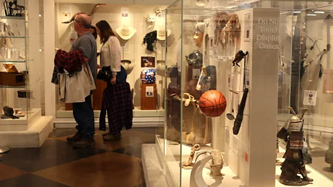 Jessica Parrillo An in-house museum displays some of the most unusual items ever lost in suitcases (Credit: Jessica Parrillo)