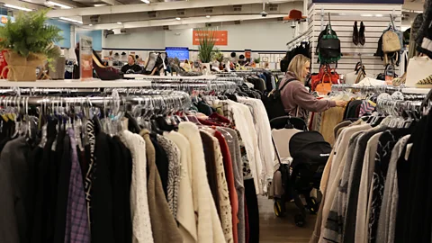 Jessica Parrillo Many shoppers have found overlooked treasures among the store's many racks (Credit: Jessica Parrillo)