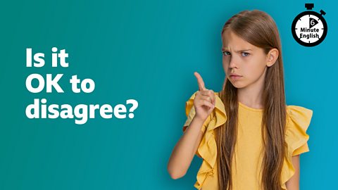 Is it OK to disagree?