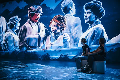 FKP Scorpio Entertainment The Legend of the Titanic exhibition combines video projection and VR to transport visitors on a journey through the fateful voyage (Credit: FKP Scorpio Entertainment)