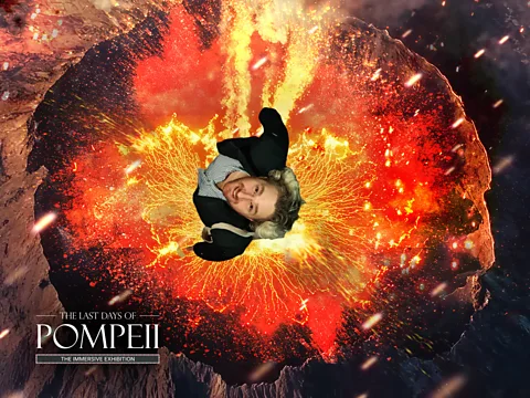 Scorpio/ Go Photo The Last Days of Pompeii experience in east London recreates the annihilation of the Roman city by the activity of Mount Vesuvius in 79 AD (Credit: Scorpio/ Go Photo)