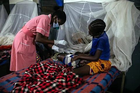 Kang-Chun Cheng The daily SSG/PM injections Priscilla Chebjira administers to visceral leishmaniasis patients can be painful and have the risk of serious side-effects (Credit: Kang-Chun Cheng)