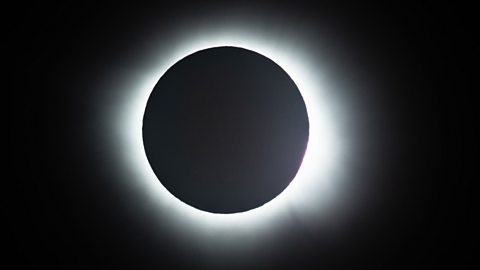 An image of a total solar eclipse