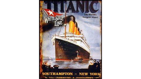 White Star Line's postcard of Titanic