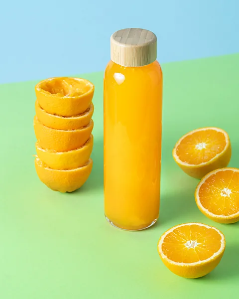 Getty Images There are differences in the health effects of eating an orange and drinking it's juice (Credit: Getty Images)