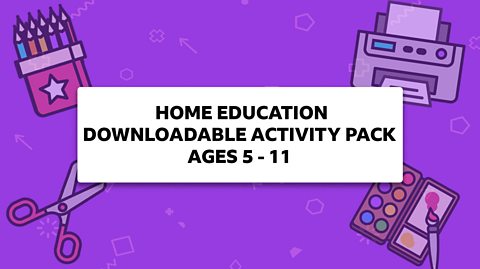 Home Education Activity Pack - Ages 5-11