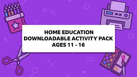Home Education Activity Pack - Ages 11-16