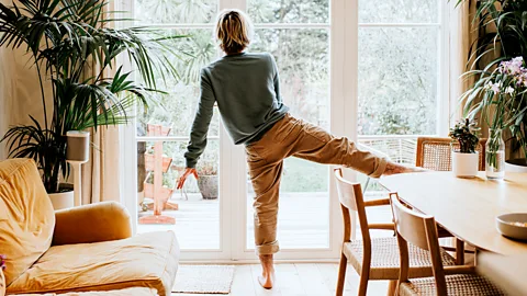 Getty Images Training ourselves to stand on one leg for longer can bring a range of benefits (Credit: Getty Images)