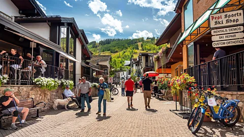 Alamy Designed as a pedestrian-first resort town, Vail has channelled its alpine popularity into year-round, low-impact tourism (Credit: Alamy)