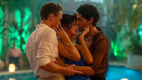 BBC/ Prime Video The new series of The Night Manager has notably featured a homoerotic frisson between its hero and villain (Credit: BBC/ Prime Video)