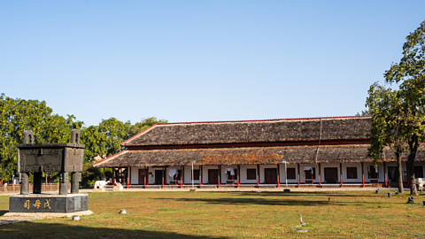 A reconstruction of the Palace of Yinxu, at the Yinxu UNESCO World Heritage Site.