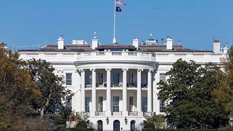 The White House seen from afar