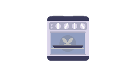 A illustration of an oven.
