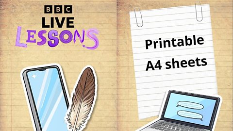 Mission Pack: printable A4 sheets