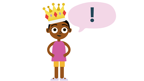 A girl wearing a crown