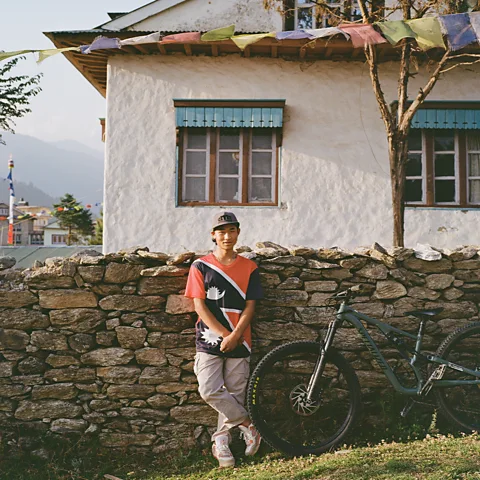 Josh Griggs Kulung is one of the many young riders learning how to mountain bike in Phaplu (Credit: Josh Griggs)