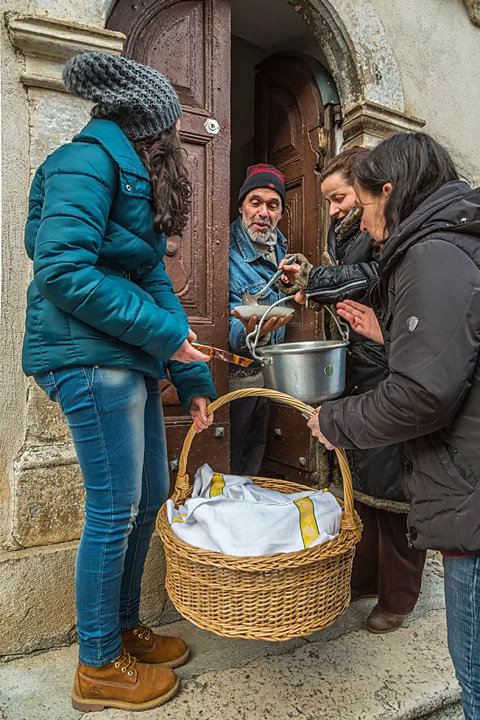 Alamy The tradition of feeding the whole village began hundreds of years ago (Credit: Alamy)