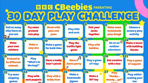 One whole month of playtime ideas!