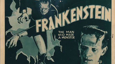 Film poster for Frankenstein (1931) with Boris Karloff playing the monster