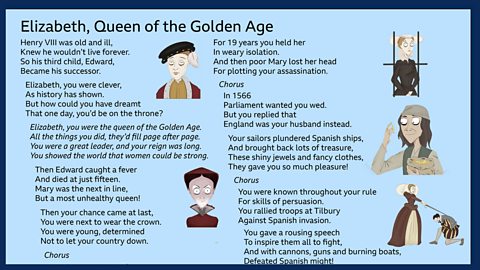 Song: 'Elizabeth, Queen of the Golden Age'