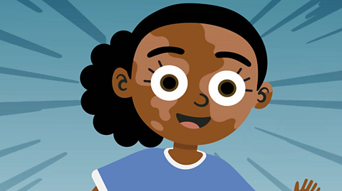 Chloe running with the ball