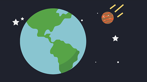 The Comet and the Earth 