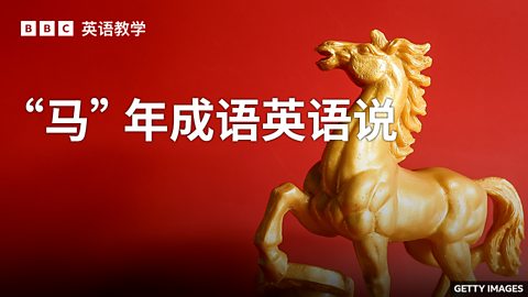 “马”年成语英语说