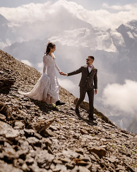 Maddie Mae, Adventure Instead Couples who love remote landscapes but also crave luxury will love eloping in Switzerland (Credit: Maddie Mae, Adventure Instead)