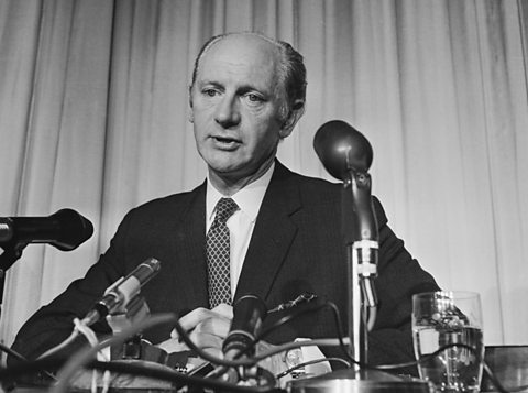 Jack Lynch, forrner Taoiseach of Republic of Ireland.