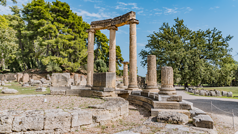 Olympia, the site of the first Olympic Games held in 776BC.