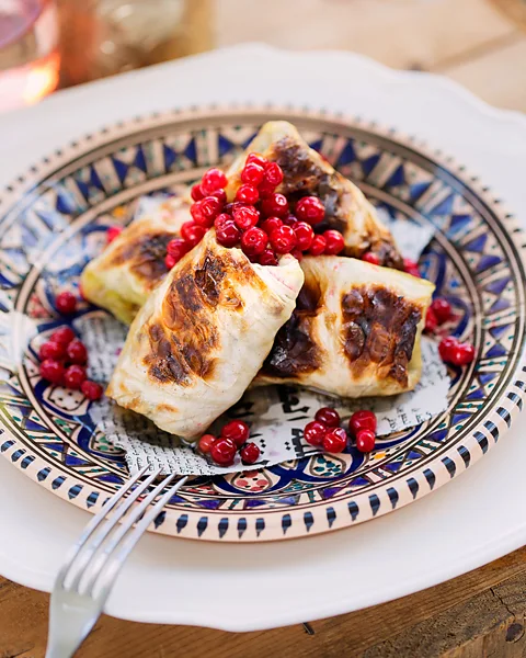 Getty Images Often served with lingonberries, Sweden's kåldolmar are a cabbage-roll adaption of Ottoman dolma (Credit: Getty Images)