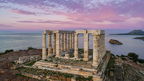 The Temple of Poseidon.