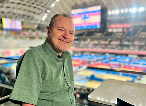 Kitty Knowles/ Electric Eel Paul Carter saw how the atmosphere at the Deaflympics was brought to life through innovative technologies (Credit: Kitty Knowles/ Electric Eel)