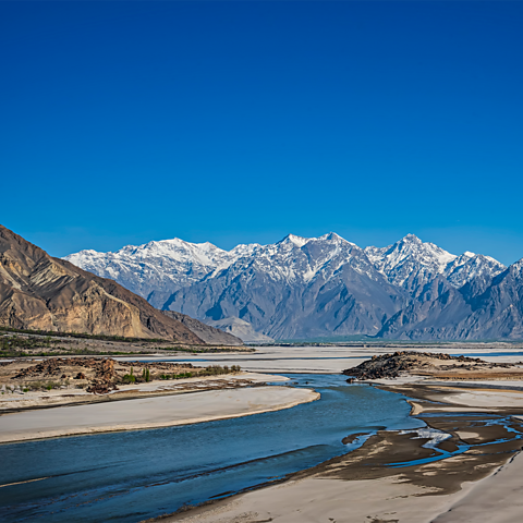 The Indus River.