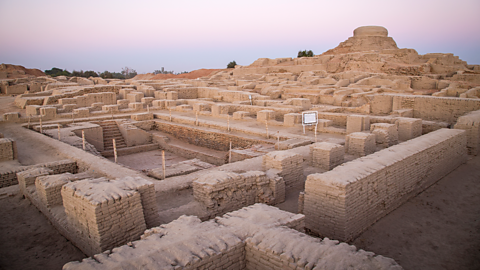 The Indus city of Mohenjo-Daro.