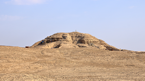 An archaeological site at the Ancient Sumerian city of Uruk.