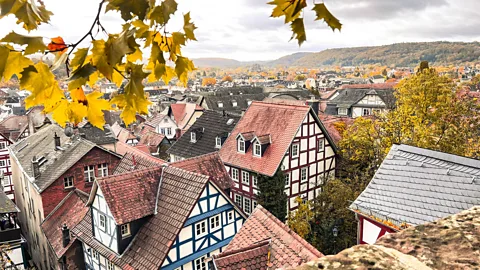 Marburg Stadt und Land Tourismus GmbH Marburg's half-timbered Old Town is where Jacob and Wilhelm Grimm studied law in the early 19th Century (Credit: Marburg Stadt und Land Tourismus GmbH)