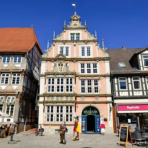 Alamy Hamelin's 16th-Century Leisthaus is one of the town's finest examples of Weser-Renaissance architecture (Credit: Alamy)