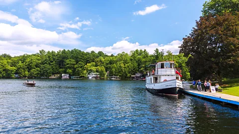 Alamy The lush wilderness of the Muskoka Lakes District provides a perfect escape from urban life (Credit: Alamy)
