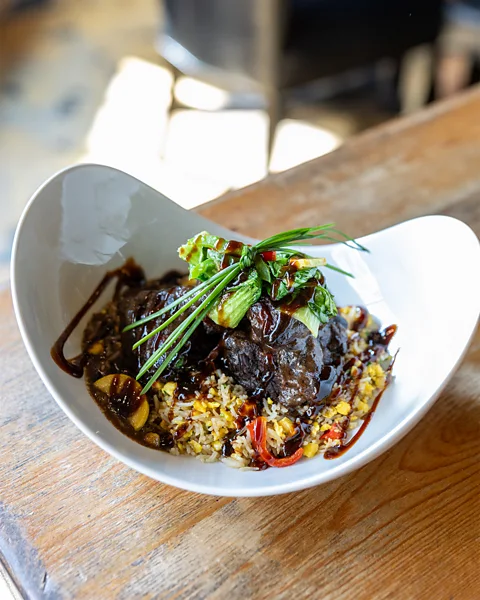 Lynsey Weatherspoon Chef VanTrece elevates humble, traditional ingredients like oxtail with refinement and reverence (Credit: Lynsey Weatherspoon)