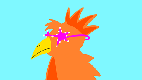 Louie The Punk Parrot