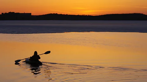 Getty Images The discovery of the canoes is encouraging both Ho-Chunk members and visitors to reconnect with the water (Credit: Getty Images)