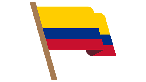 The flag of Colombia
