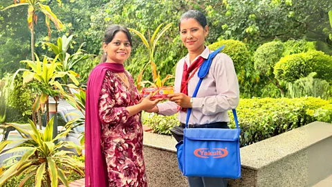 Yakult India Yakult has expanded its door-to-door sales model beyond Japan, including into India (Credit: Yakult India)