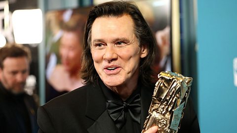 Jim Carrey with his Honorary Cesar Award at the 51st Cesar Film Awards in Paris, France