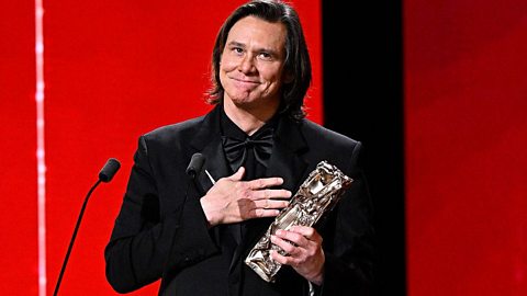  Jim Carrey accepts the Honorary César Award during the 51st César Film Awards