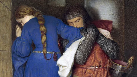 National Gallery of Ireland Close-up detail from The Meeting on the Turret Stairs by Frederic William Burton (Credit: National Gallery of Ireland)