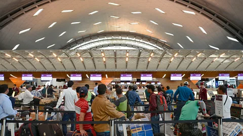 Getty Images Strikes have been aimed at Doha Hamad International Airport in Qatar (Credit: Getty Images)