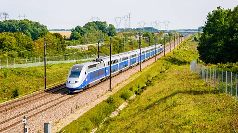 Getty Images Rail travel can offer a lower-emissions alternative to flying on shorter trips such as micro-cations (Credit: Getty Images)